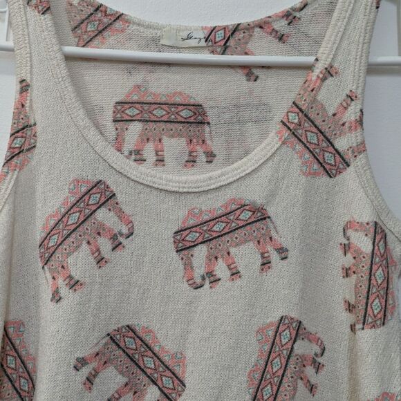 Gaze USA Boho Elephant Tank Women's Small - Picture 5 of 12